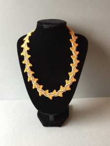 Ply-split  points with central band. Sold