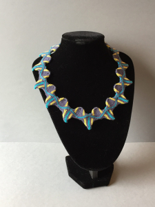 Ply-split single points and curves with central band. Standard size £80.00